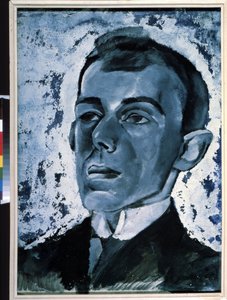 Porträt des Dichters Ossip Mandelstam (1891-1938) von Lev Aleksandrovitc Bruni