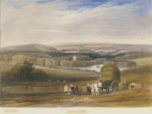 Greenway Bank: Aquarell, undatiert [ca. 1830-1840] von Lewis John Wood
