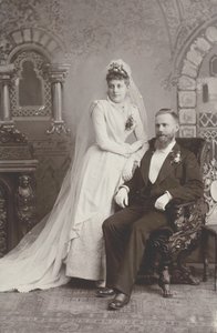Hochzeitsporträt von Lewis M. Melander