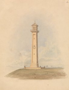 Entwurf für ein Denkmal von Lewis Vulliamy