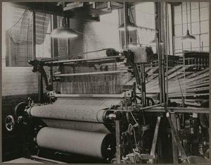 Ein Jacquard-Webstuhl