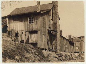 Arbeiterunterkünfte in der Rome Hosiery Mill, Georgia, 1913