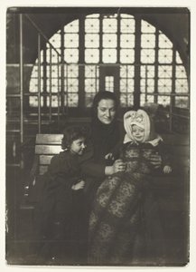 Russische Familie, Ellis Island