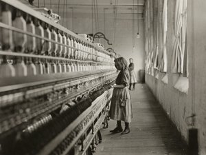 Sadie Pfeifer, eine Baumwollspinnerin, Lancaster, South Carolina