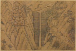 Wohnung in den Longmian-Schlafenden-Drachen-Bergen, 1100er-1200er Jahre von Li Gonglin