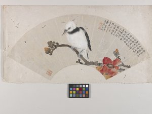Vogel und Hibiskus