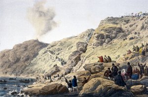 Kabelverlegung, Foilhummerum Bay, in der Nähe von Valentia, Irland von Unbekannt Unbekannt