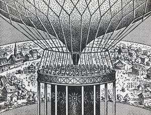 Cineorama, kreisförmiges Projektion System, Vorläufer des Cinerama von Unbekannt Unbekannt
