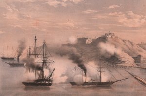 Kampf der Flotte gegen drei Forts von Ancona, Belagerung von Ancona