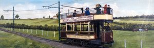 Elektrischer Zug der Burton & Ashby Light Railways