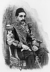 Porträt von Abdul Hamid II (1842-1918), 34. Sultan des Osmanischen Reiches von 1876 bis 1909 von Unbekannt Unbekannt