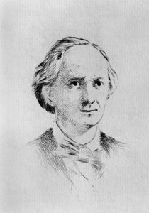 Porträt von Charles Pierre Baudelaire (1821-1867), französischer Dichter, Essayist, Kunstkritiker und Übersetzer