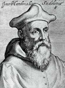 Porträt von Jacopo Sadoleto, Gravur aus Illustrissimorum... von Claudius Pernetus