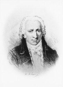 Porträt von Stanislas Jean, Marquis de Boufflers, Radierung nach einer Zeichnung von Adolphe Lalauze von Unbekannt Unbekannt
