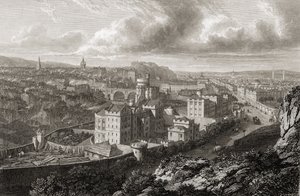 Blick vom Calton Hill, Edinburgh, aus 