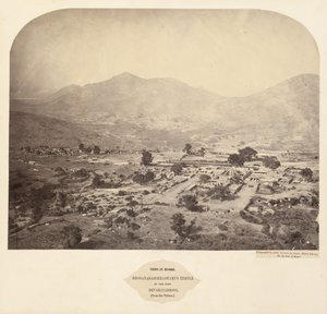 Ansichten von Mysore: Bhoganarasimhaswamis Tempel, in der Festung, Devarayadroog (vom Plateau)