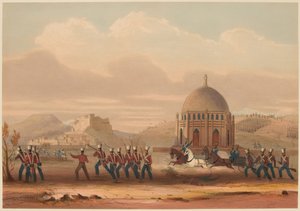 Sturm auf Khelat. Einnahme der Höhen, 13. November 1839