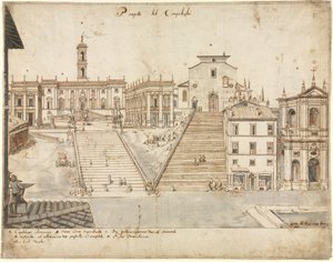 Achtzehn Ansichten von Rom: Das Kapitol, 1665