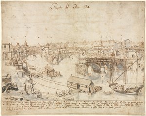 Achtzehn Ansichten von Rom: Die Ponte Rotto von Lievin Cruyl