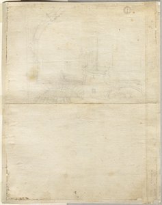Skizze für San Giovanni in Laterano (verso)