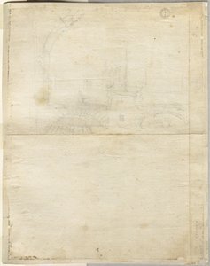 Skizze für San Giovanni in Laterano, 1664