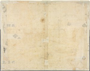 Skizzen von Fenstern und Pilastern des Dachgeschosses des Collegio di Propaganda Fide (verso) von Lievin Cruyl