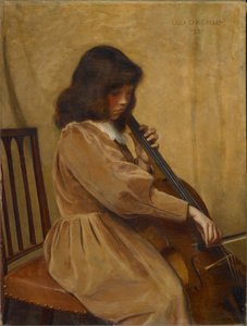 Mädchen spielt Cello