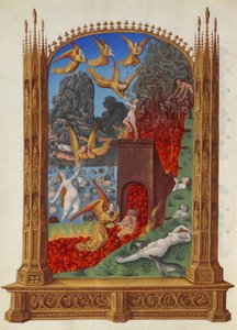 Die gereinigten Seelen im Fegefeuer von Limbourg Brothers
