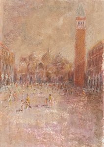 Markusplatz Venedig 2 von Lincoln Seligman