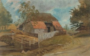 Alte Scheune von Lionel Constable