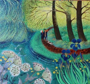 Spaziergang am River Wey von Lisa Graa Jensen