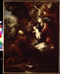 Die Vision des Heiligen Franziskus von Assisi