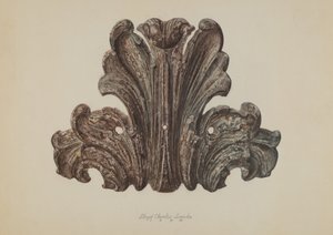 Ornamentales Eisenblatt, 1938