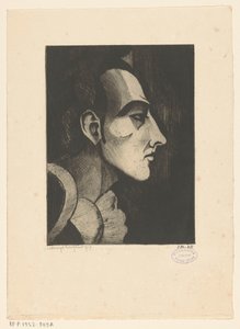 Pierrot I von Lodewijk Schelfhout (signed by artist)