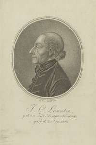 Porträt des Dichters und Physiognomen Johann Kaspar Lavater 1741-1801, um 1810