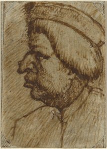 Profil eines Mannes