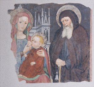 Madonna mit Kind und Antonius dem Großen