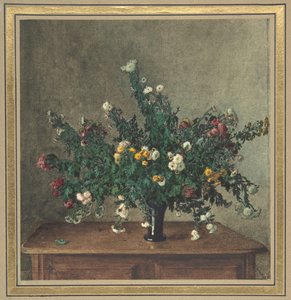Blumenstrauß aus kleinen Chrysanthemen, 1862