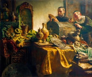 Besuch beim Kunsthändler von Léon Brunin de Meutter