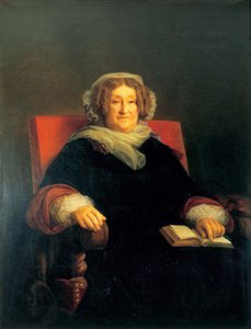 Porträt von Madame Clicquot, geborene Ponsardin 1777-1866, zwischen 1851 und 1860 von Léon Cogniet