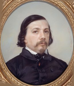 Porträt des Dichters Théophile Gautier, 1811-1872, 1850