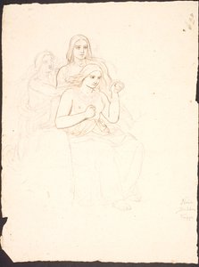 Nana, Balder und Frigga von Lorenz Frølich