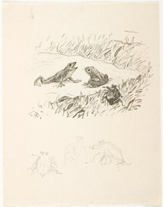 Entwurf für eine Illustration zu Skarnbassen