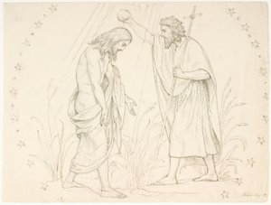 Taufe Christi von Lorenz Frølich