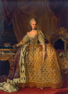 Porträt von Sophia Magdalena von Brandenburg-Kulmbach