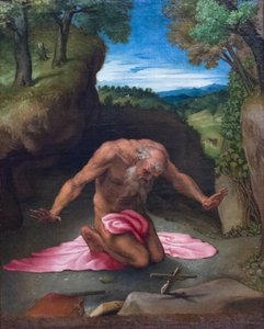 Der büßende Heilige Hieronymus von Lorenzo Lotto
