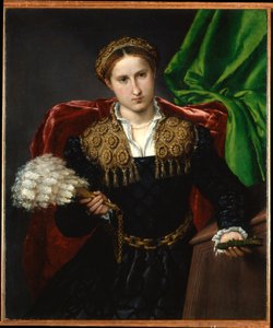Porträt von Laura da Pola von Lorenzo Lotto