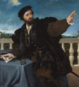Porträt eines Mannes, möglicherweise Girolamo Rosati, 1533-34