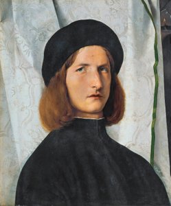Porträt eines jungen Mannes mit Lampe, 1508