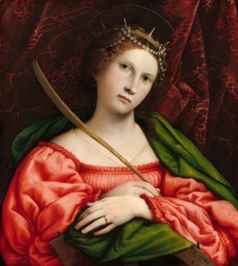 Heilige Katharina, 1522 von Lorenzo Lotto
